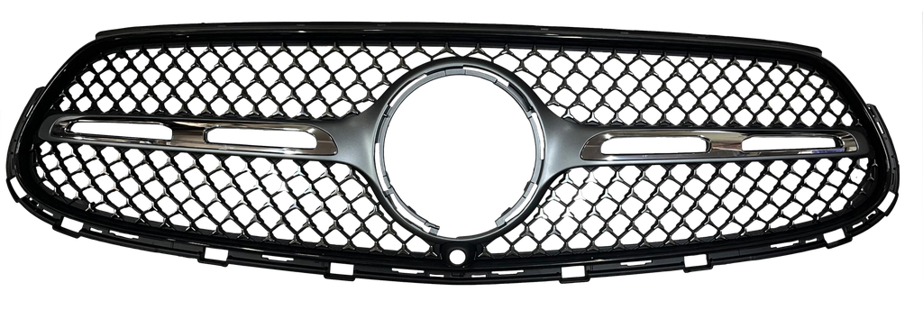 Diamond grille silver