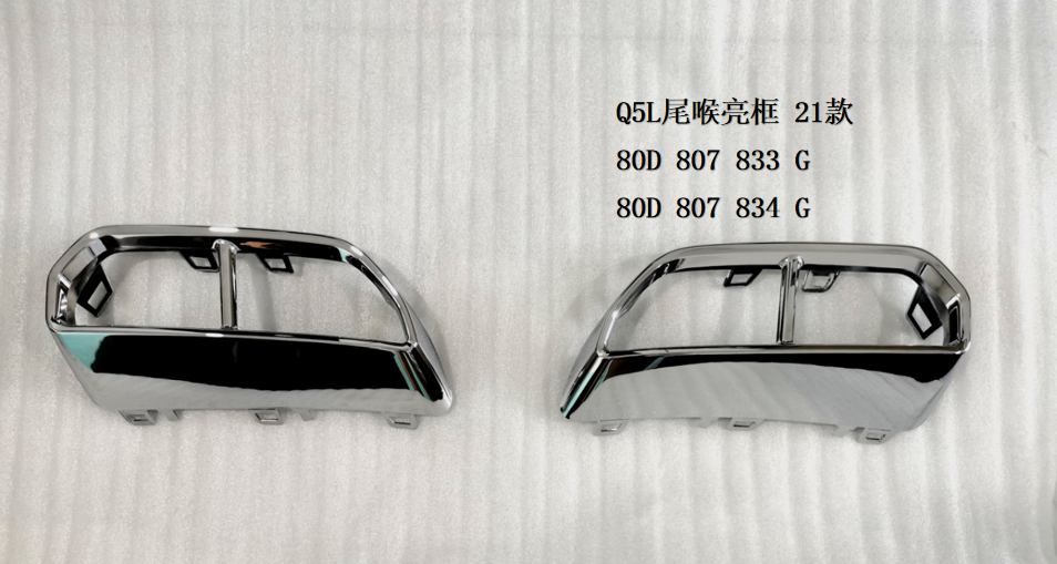 Q5 21 rear pipe stripe/Chrome (L)