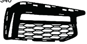 Front bumper grille L