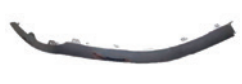 FRONT STRIP CHROMED -  BUMPER GRILLE POSITION LH